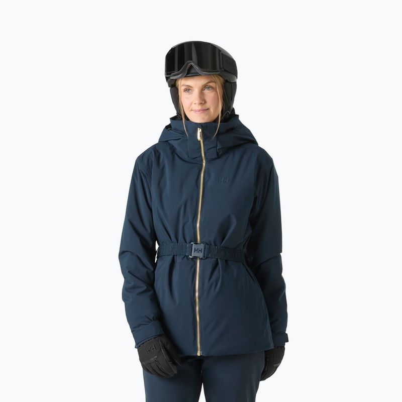 Kurtka narciarska damska Helly Hansen Bellissmo Belted navy