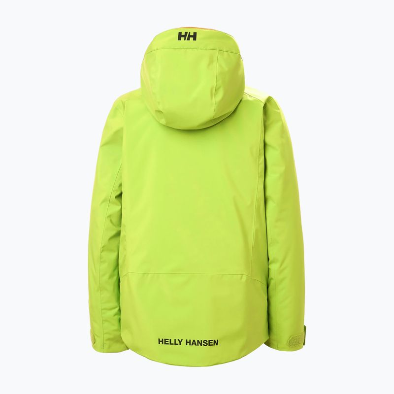 Kurtka narciarska dziecięca Helly Hansen Alpha luminous green 2