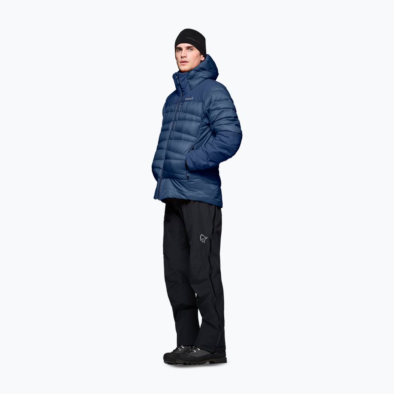 Kurtka puchowa męska NORRONA Falketind Down 750 Zip Hood indigo night 4