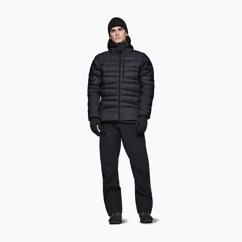 Kurtka puchowa męska NORRONA Falketind Down 750 Zip Hood caviar black 2