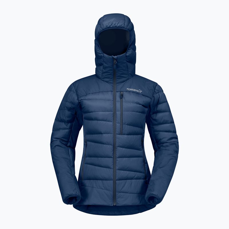 Kurtka puchowa damska NORRONA Falketind Down 750 Zip Hood indigo night 5