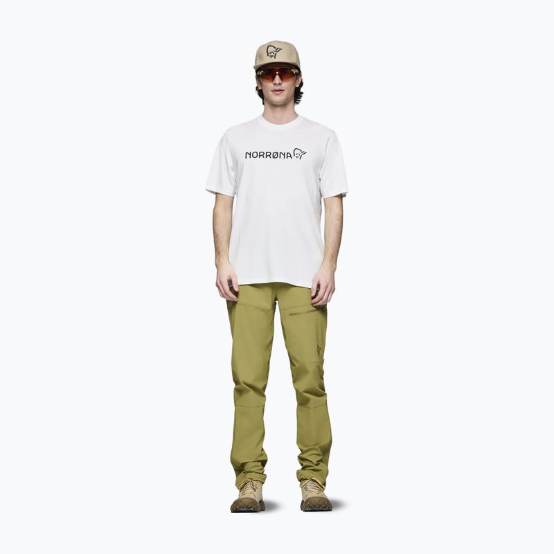 Koszulka męska NORRONA Cotton Viking pure white 2