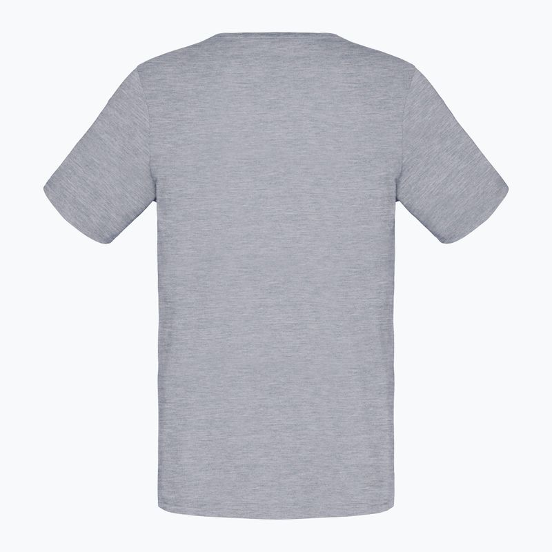 Koszulka męska NORRONA Cotton Viking grey melange/caviar 5