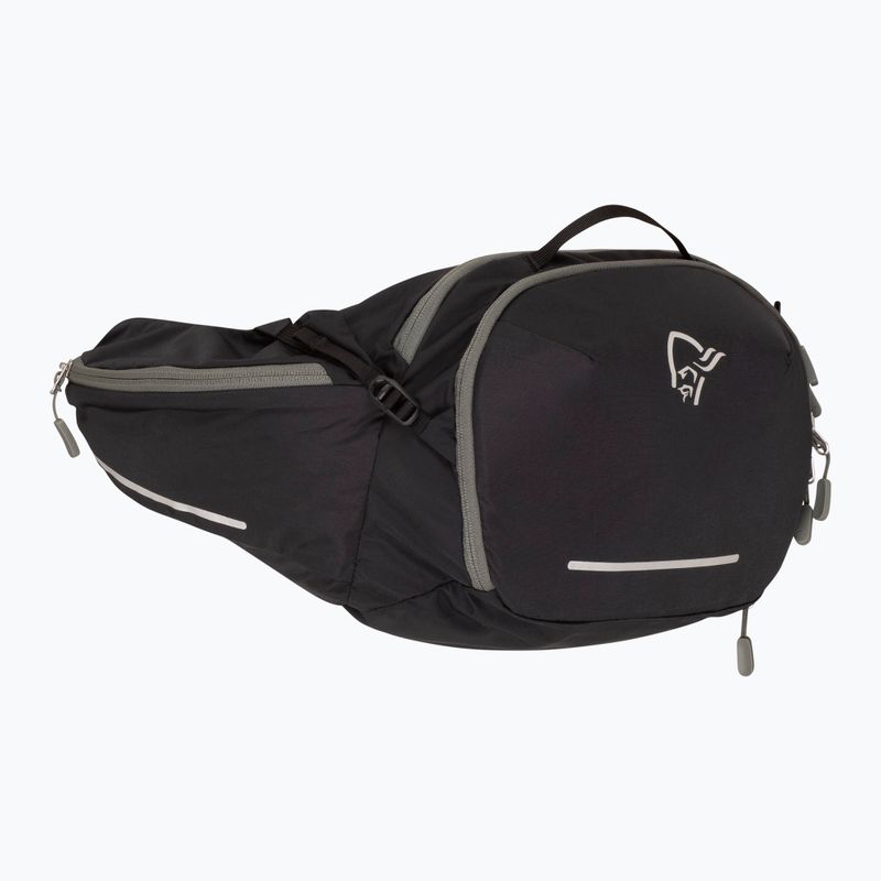 Nerka saszetka NORRONA Fjørå Econyl195 6 l caviar black 2