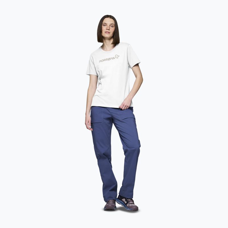 Koszulka damska NORRONA Cotton Viking pure white 2