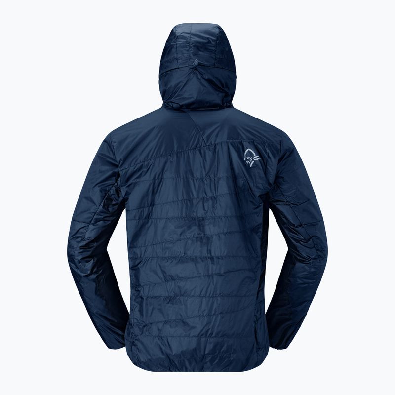 Kurtka ocieplana męska NORRONA Faketind Thermo40 Zip Hood indigo night 5
