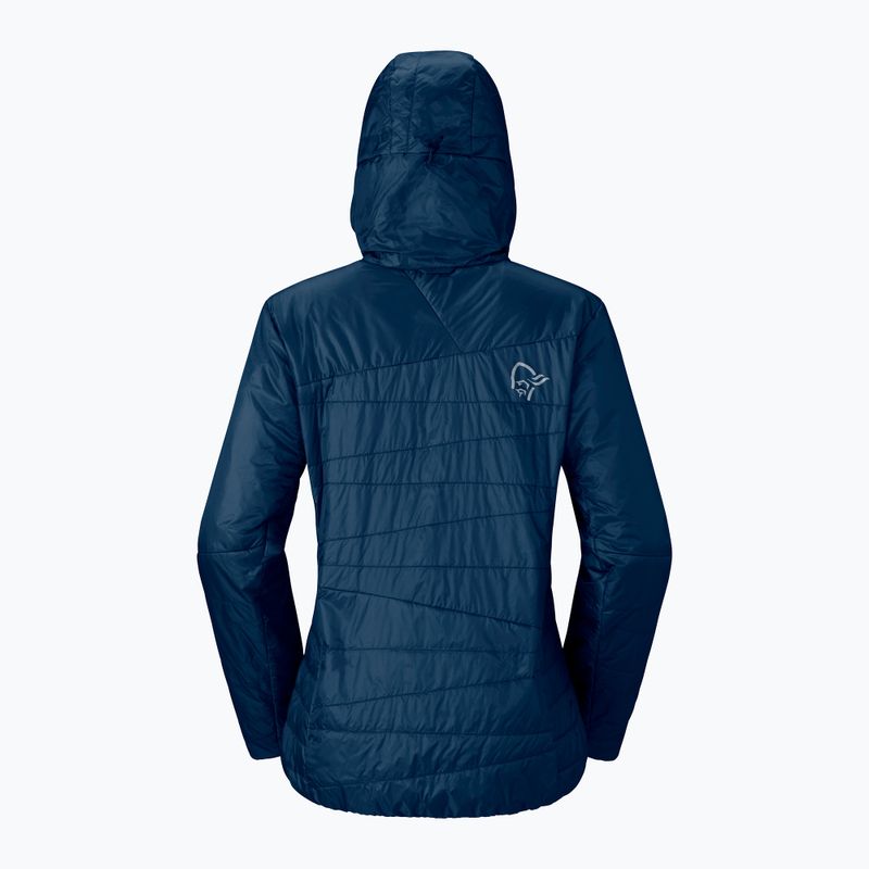 Kurtka ocieplana damska NORRONA Faketind Thermo40 Zip Hood indigo night 5
