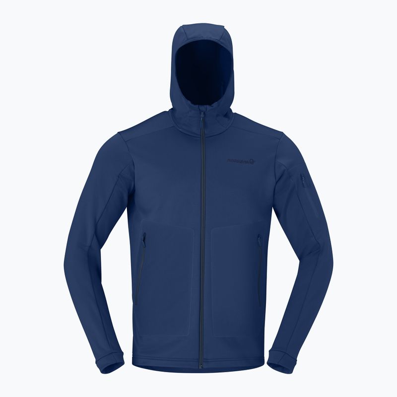 Bluza trekkingowa męska NORRONA Falketind Warm2 Stretch Hood indigo night 5