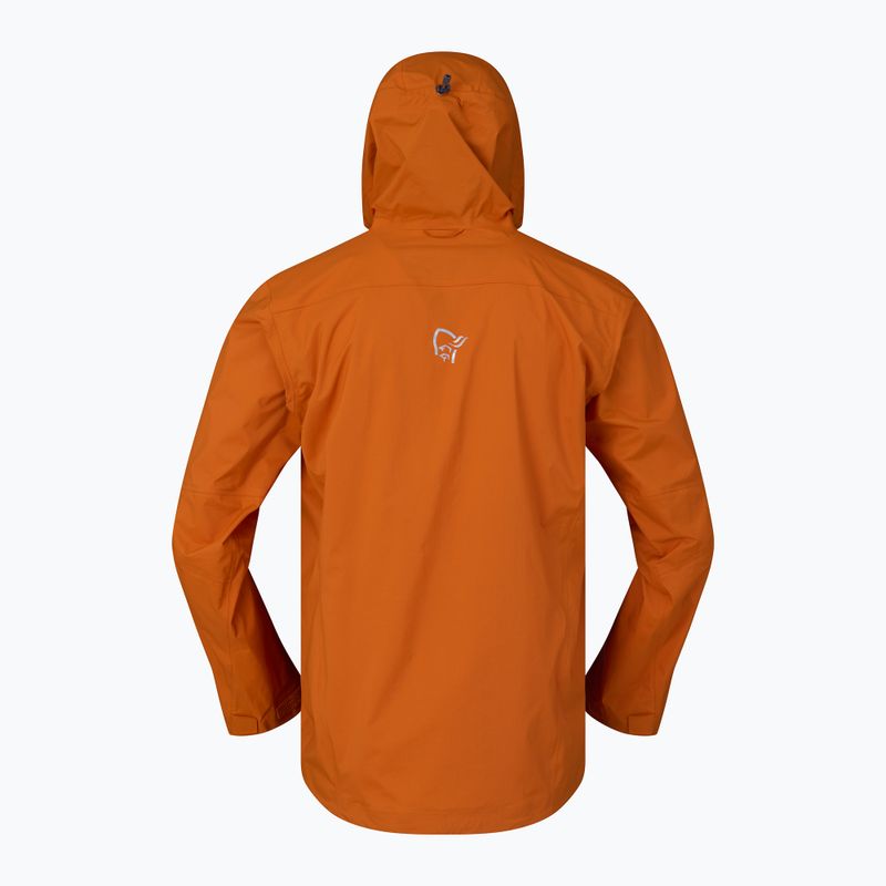 Kurtka przeciwdeszczowa męska NORRONA Falketind Dri1 gold flame 7