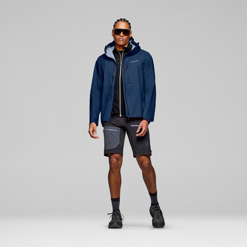 Kurtka przeciwdeszczowa męska NORRONA Falketind Dri1 indigo night 2