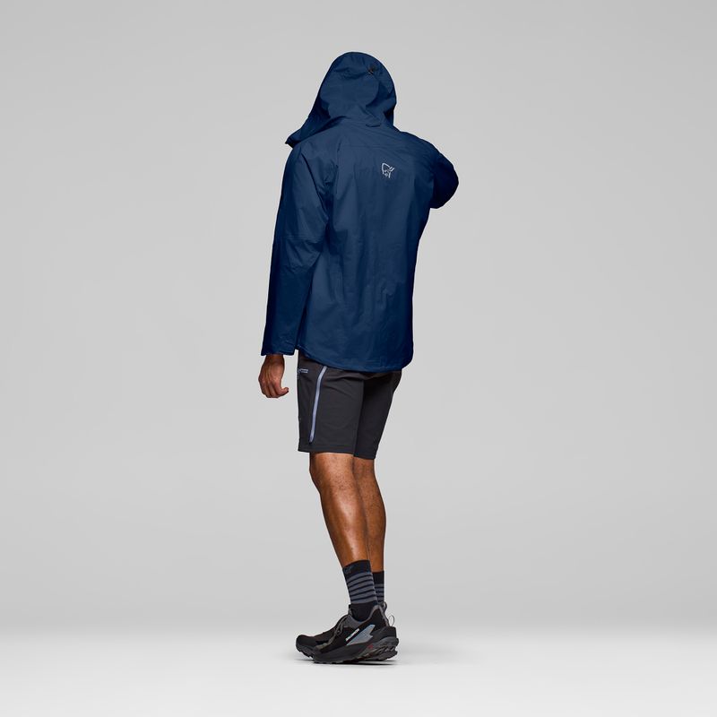 Kurtka przeciwdeszczowa męska NORRONA Falketind Dri1 indigo night 3