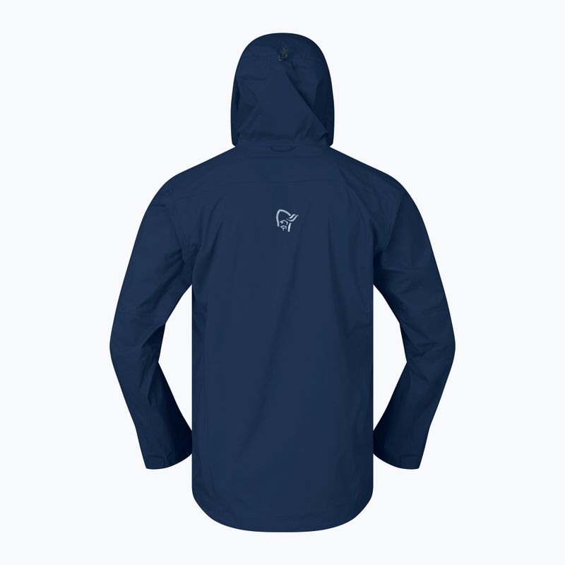 Kurtka przeciwdeszczowa męska NORRONA Falketind Dri1 indigo night 7