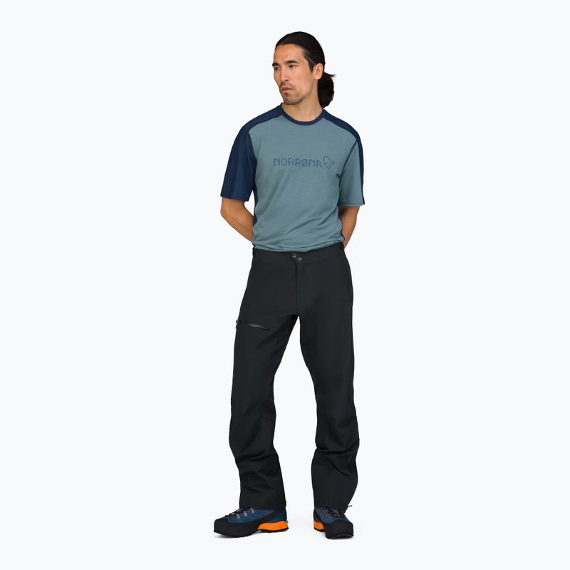 Spodnie trekkingowe męskie NORRONA Falketind Dri1 caviar black 2