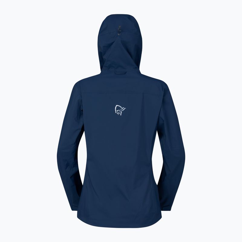 Kurtka przeciwdeszczowa damska NORRONA Falketind Dri1 indigo night 6