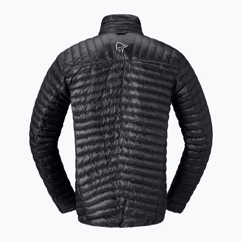 Kurtka puchowa męska NORRONA Trollveggen Down800 Super Light caviar black 6