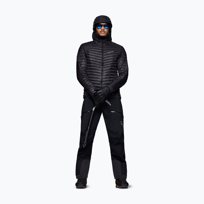 Kurtka puchowa męska Norrona Trollveggen Down800 Super Light Hood Caviar Black 2