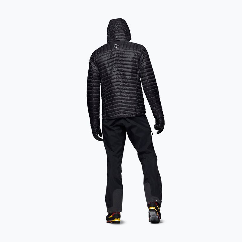 Kurtka puchowa męska Norrona Trollveggen Down800 Super Light Hood Caviar Black 3
