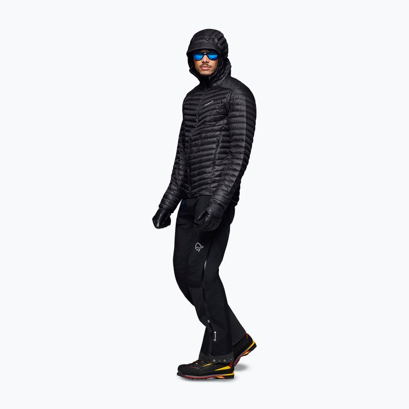 Kurtka puchowa męska Norrona Trollveggen Down800 Super Light Hood Caviar Black 4