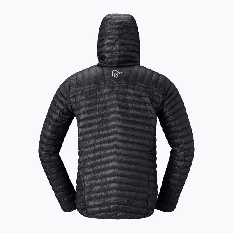 Kurtka puchowa męska Norrona Trollveggen Down800 Super Light Hood Caviar Black 6
