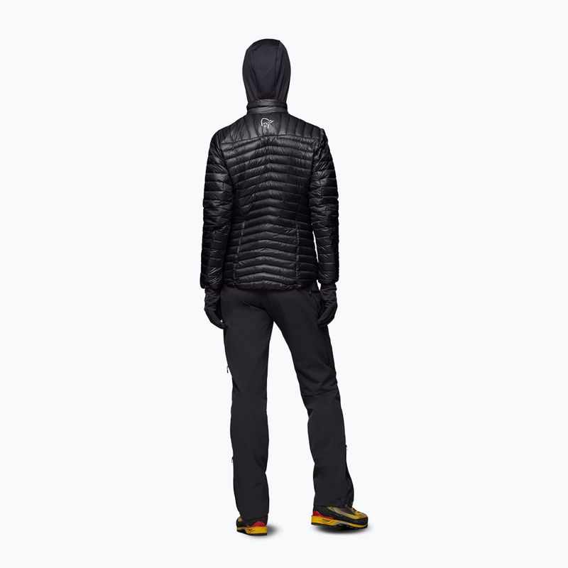 Kurtka puchowa damska NORRONA Trollveggen Down800 Super Light caviar black 3