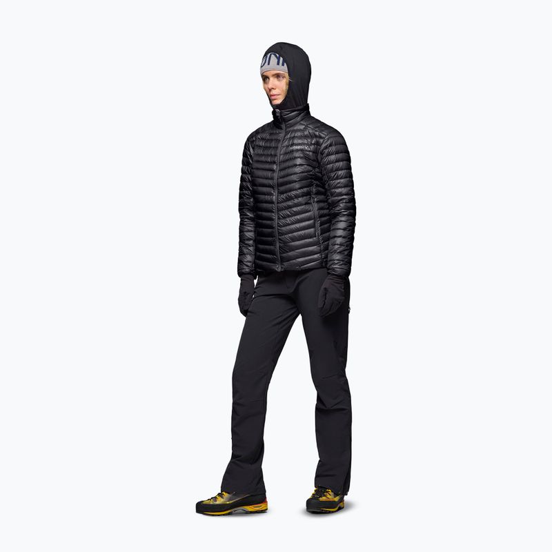 Kurtka puchowa damska NORRONA Trollveggen Down800 Super Light caviar black 5