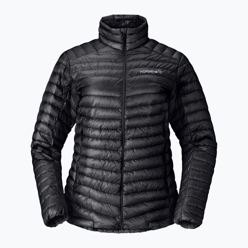 Kurtka puchowa damska NORRONA Trollveggen Down800 Super Light caviar black 6