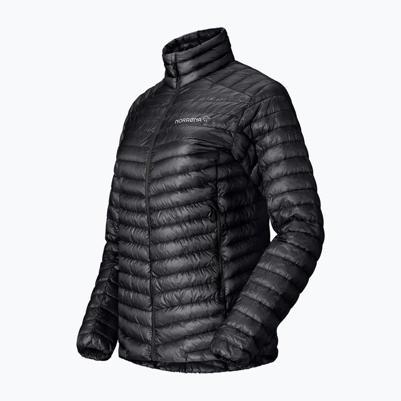 Kurtka puchowa damska NORRONA Trollveggen Down800 Super Light caviar black 8