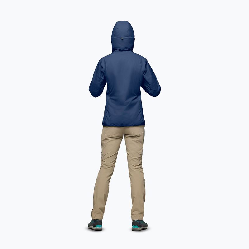 Kurtka ocieplana damska NORRONA Femund Thermo60 Zip Hood indigo night 3