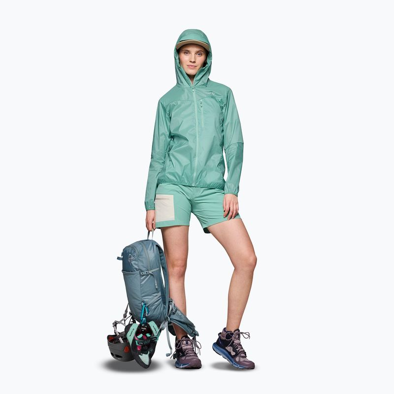 Kurtka przeciwwiatrowa damska NORRONA Faketind Aero60 Zip Hood aqua haze 2