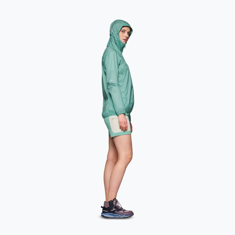 Kurtka przeciwwiatrowa damska NORRONA Faketind Aero60 Zip Hood aqua haze 4