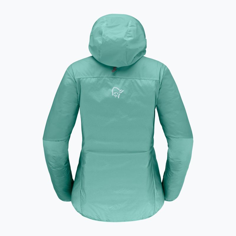 Kurtka przeciwwiatrowa damska NORRONA Faketind Aero60 Zip Hood aqua haze 6