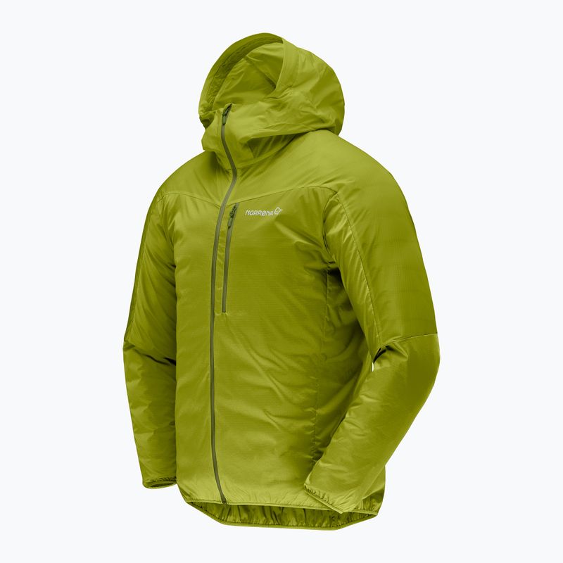 Kurtka przeciwwiatrowa męska NORRONA Faketind Aero60 Zip Hood golden lime 3