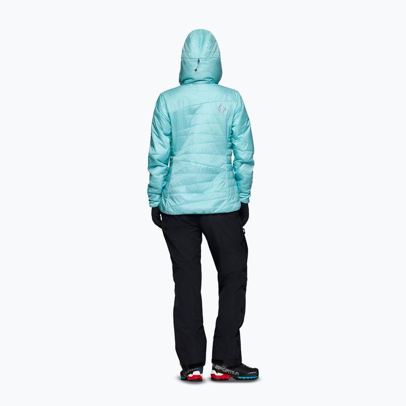 Kurtka ocieplana damska NORRONA Faketind Thermo40 Zip Hood aqua haze 3