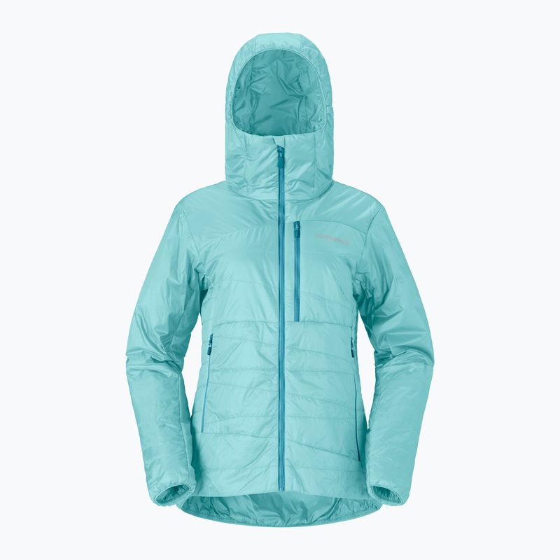 Kurtka ocieplana damska NORRONA Faketind Thermo40 Zip Hood aqua haze 5