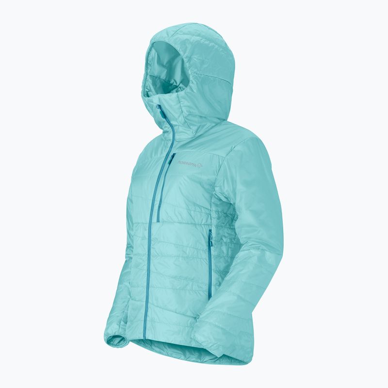 Kurtka ocieplana damska NORRONA Faketind Thermo40 Zip Hood aqua haze 7