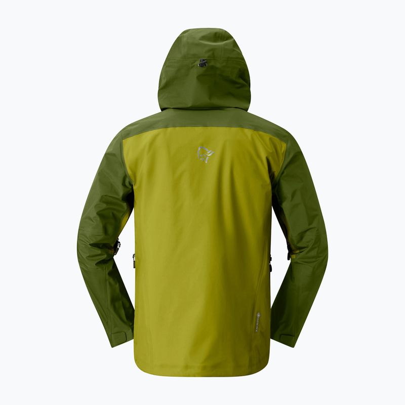Kurtka przeciwdeszczowa męska NORRONA Falketind Gore-Tex golden lime/pesto 5