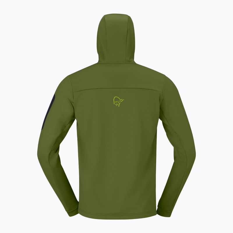 Bluza trekkingowa męska NORRONA Falketind Warm2 Stretch Hood pesto 6