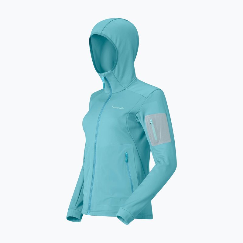 Bluza trekkingowa damska NORRONA Falketind Warm2 Stretch Hood brittany blue 7