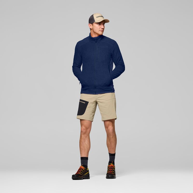 Bluza polarowa męska NORRONA Falketind Warm1 Active indigo night 2