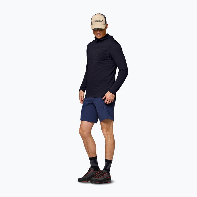 Bluza trekkingowa męska NORRONA Falketind Warm1 Hood caviar black 2