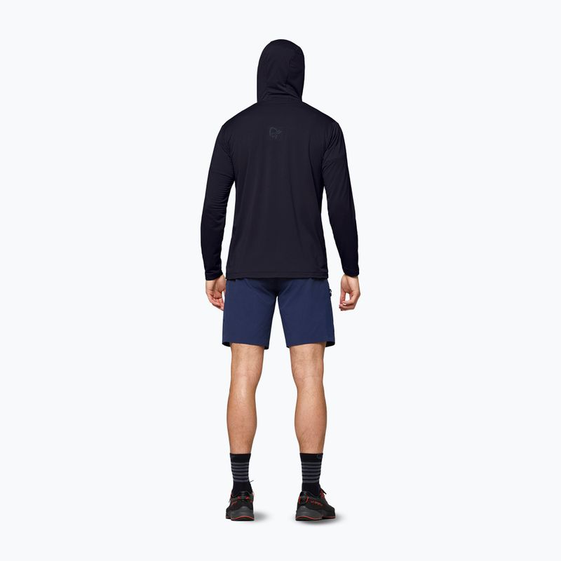 Bluza trekkingowa męska NORRONA Falketind Warm1 Hood caviar black 3