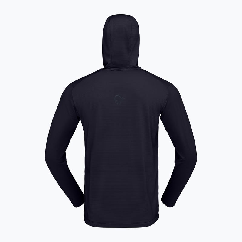 Bluza trekkingowa męska NORRONA Falketind Warm1 Hood caviar black 6