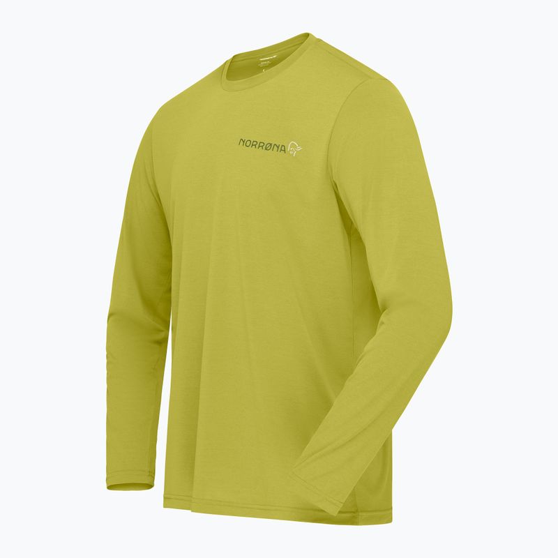 Longsleeve męski NORRONA Femund Tech golden lime 7
