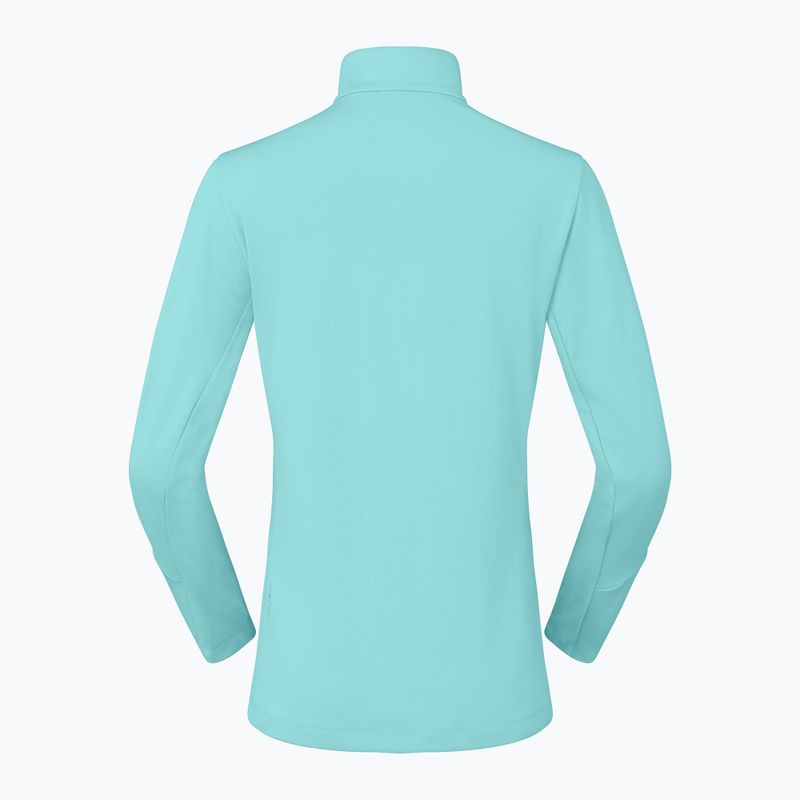 Bluza trekkingowa damska NORRONA Femund Warm1 Zip Neck aqua haze/trooper 6