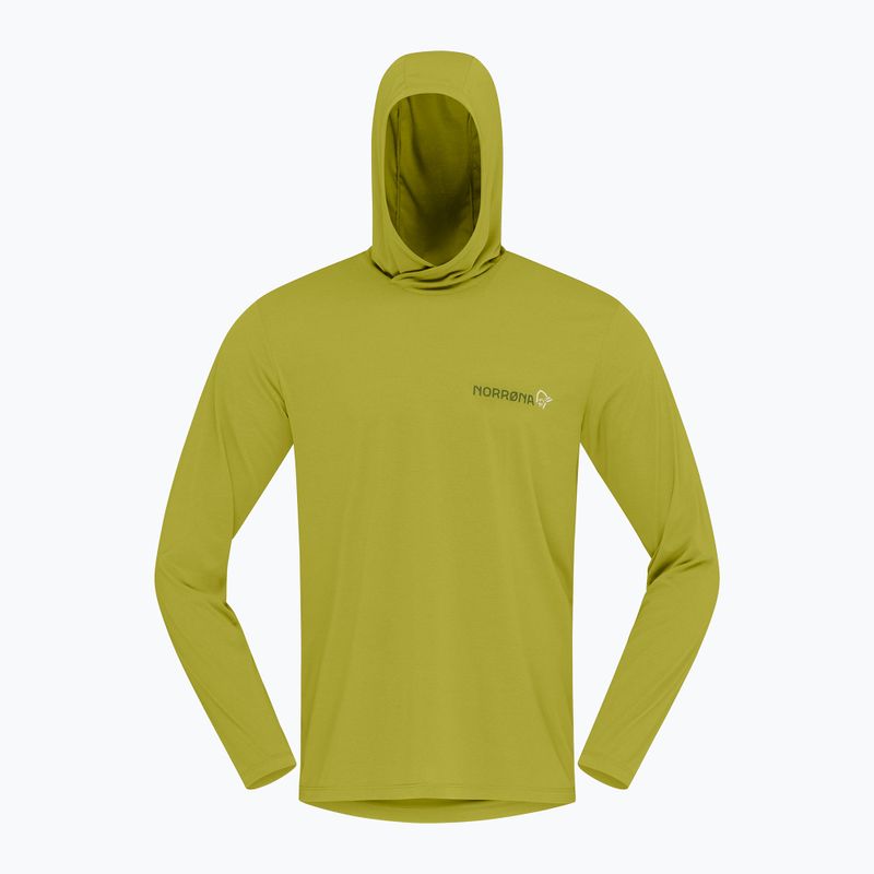 Bluza trekkingowa męska NORRONA Femund Tech Hood golden lime 6