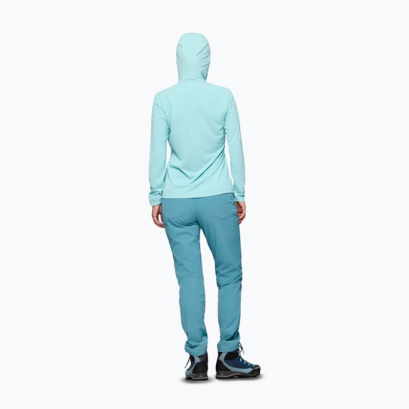 Bluza trekkingowa damska NORRONA Femund Tech Hood aqua haze 3