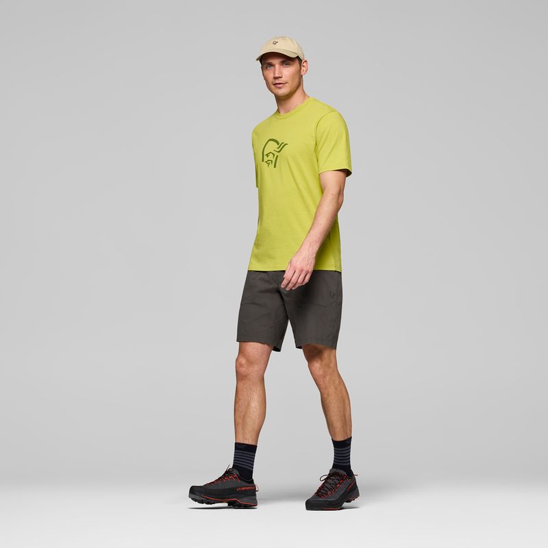 Koszulka męska NORRONA Cotton Viking golden lime 4
