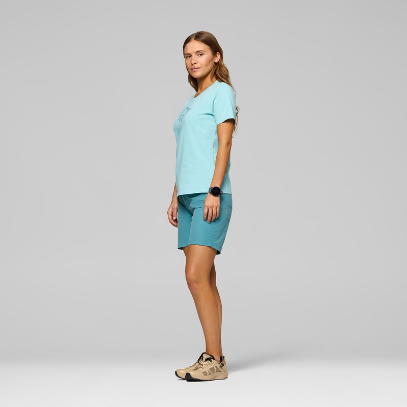 Koszulka damska NORRONA Cotton Viking aqua haze 4