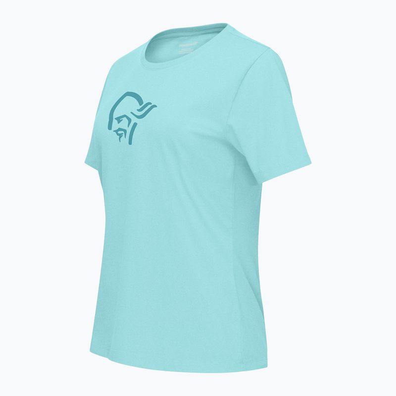 Koszulka damska NORRONA Cotton Viking aqua haze 7