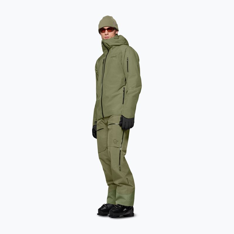 Kurtka narciarska męska NORRONA Lofoten Gore-Tex Insulated deep lichen green 2